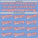 Maglia da baseball personalizzata, bianca, rossa e blu, autentica Maglia da baseball personalizzata, bianca, rossa e blu, autentica