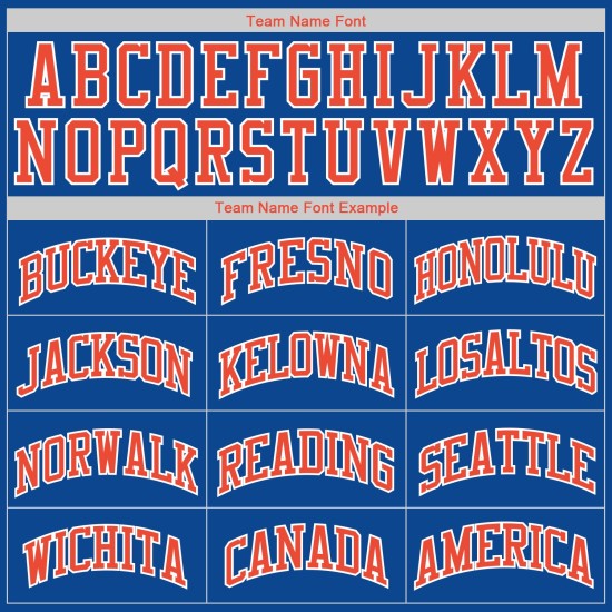 Maglia personalizzata da baseball a costine Royal Authentic Throwback Arancione-Bianco Maglia personalizzata da baseball a costine Royal Authentic Throwback Arancione-Bianco