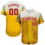 Birra autentica con motivo personalizzato in vetro, maglia da baseball, bolla 3D Birra autentica con motivo personalizzato in vetro, maglia da baseball, bolla 3D