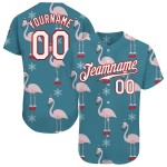 Maglia da baseball autentica, bianca e rossa, 3D, personalizzata per Natale Maglia da baseball autentica, bianca e rossa, 3D, personalizzata per Natale