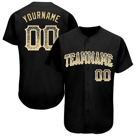 Maglia da baseball Vegas personalizzata nera autentica Drift Fashion oro-bianco Maglia da baseball Vegas personalizzata nera autentica Drift Fashion oro-bianco