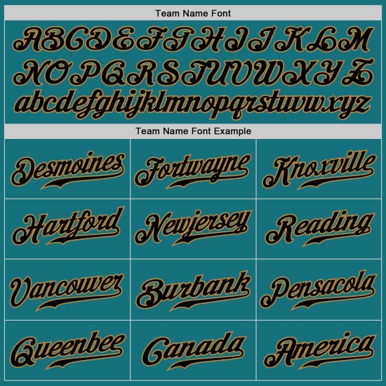 Maglia da baseball a righe nere, oro e verde acqua personalizzata, autentica, da uomo Maglia da baseball a righe nere, oro e verde acqua personalizzata, autentica, da uomo
