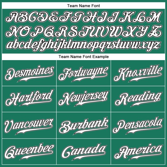 Maglia da baseball Kelly verde autentica, a righe bianche e grigie, personalizzata Maglia da baseball Kelly verde autentica, a righe bianche e grigie, personalizzata