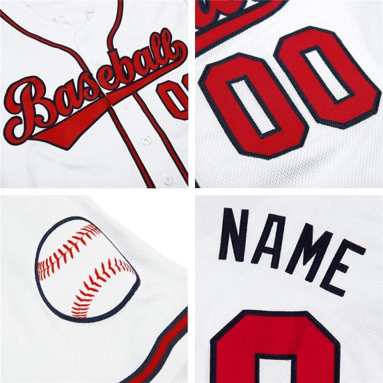Maglia da baseball autentica personalizzata blu, bianca, nera e polvere Maglia da baseball autentica personalizzata blu, bianca, nera e polvere