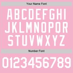 Maglia da baseball rosa bianca leggera autentica personalizzata Maglia da baseball rosa bianca leggera autentica personalizzata