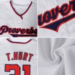 Maglia da baseball autentica Gold Jersey Viola-Old Custom White Maglia da baseball autentica Gold Jersey Viola-Old Custom White