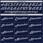 Maglia da baseball personalizzata blu navy autentica grigia Maglia da baseball personalizzata blu navy autentica grigia