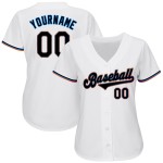 Maglia da baseball autentica personalizzata blu, bianca, nera e polvere Maglia da baseball autentica personalizzata blu, bianca, nera e polvere