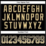 Maglia da baseball Vegas personalizzata nera autentica Drift Fashion oro-bianco Maglia da baseball Vegas personalizzata nera autentica Drift Fashion oro-bianco
