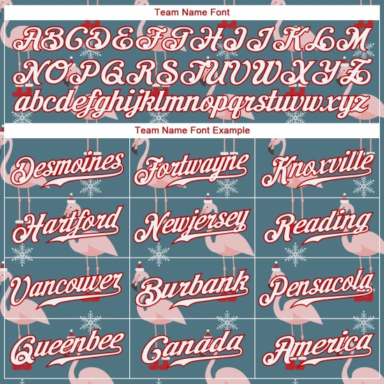 Maglia da baseball autentica, bianca e rossa, 3D, personalizzata per Natale Maglia da baseball autentica, bianca e rossa, 3D, personalizzata per Natale
